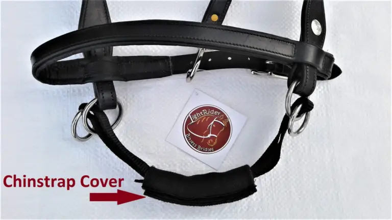 The LightRider Bitless Bridle Chinstrap Cover