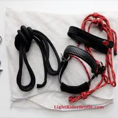 Ckean a rope halter or bitless bridle