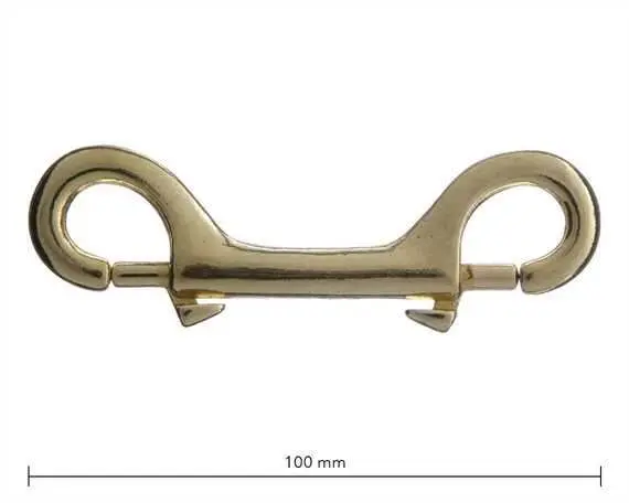 Double-end Solid Brass Clip For hay nets and water/feed buckets