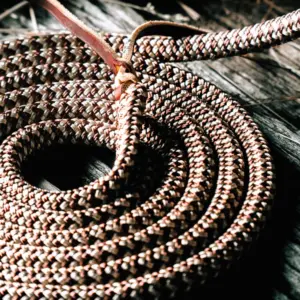 Supersoft Lead Rope Brown/Gold